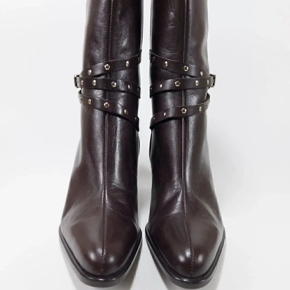 A Marinelli Healed Leather Boots - Size 7.5M - Picture 2 of 14